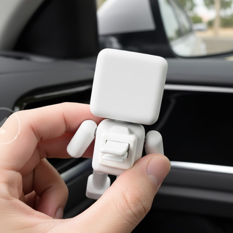 Clip de ventilation de voiture personnalisé – décoration avec prénom et personnage mignon, cadeau pour couples**