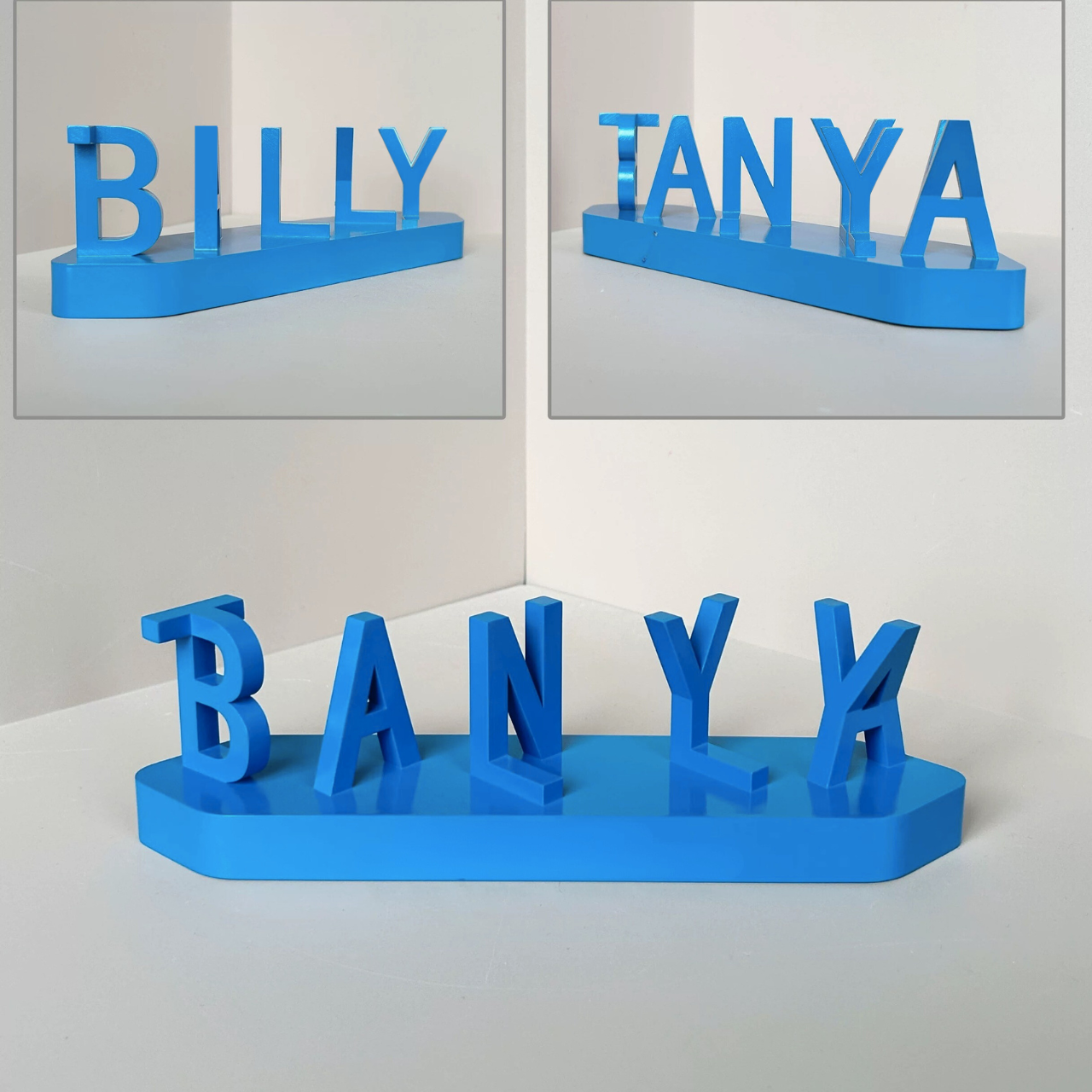 Liebe aus zwei Namen – 3D Geschenkidee