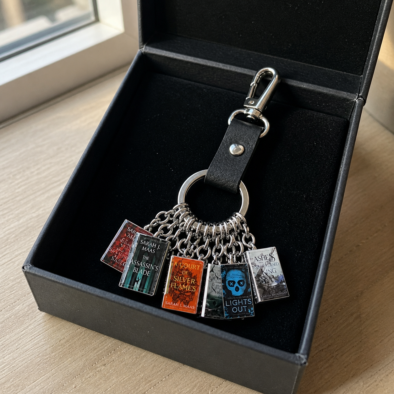 Individuell gestaltete Mini-Buch-Schlüsselanhänger, personalisierte Taschenanhänger für Bücherliebhaber und perfekte Geschenke für Leser, Bibliothekare, Lehrer und Absolventen.