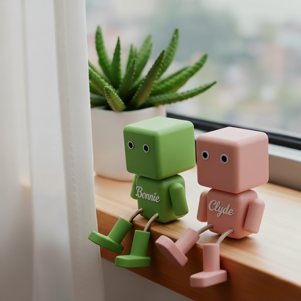 Clip de ventilation de voiture personnalisé – décoration avec prénom et personnage mignon, cadeau pour couples**