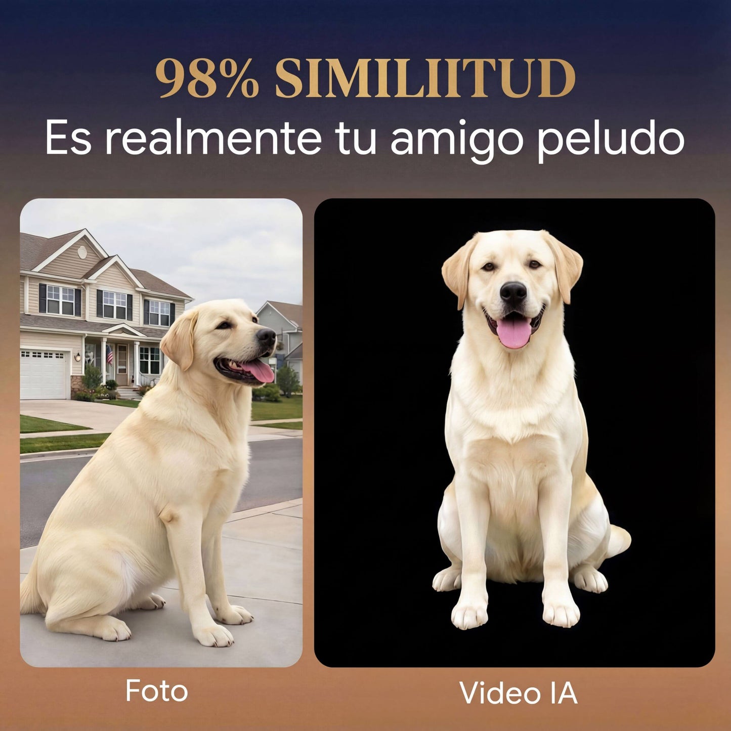 Caja de Recuerdo Holográfico Personalizado para Mascotas