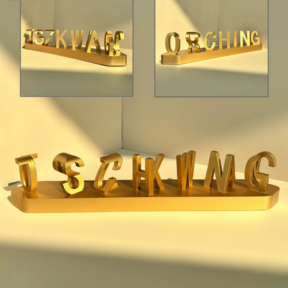 Liebe aus zwei Namen – 3D Geschenkidee