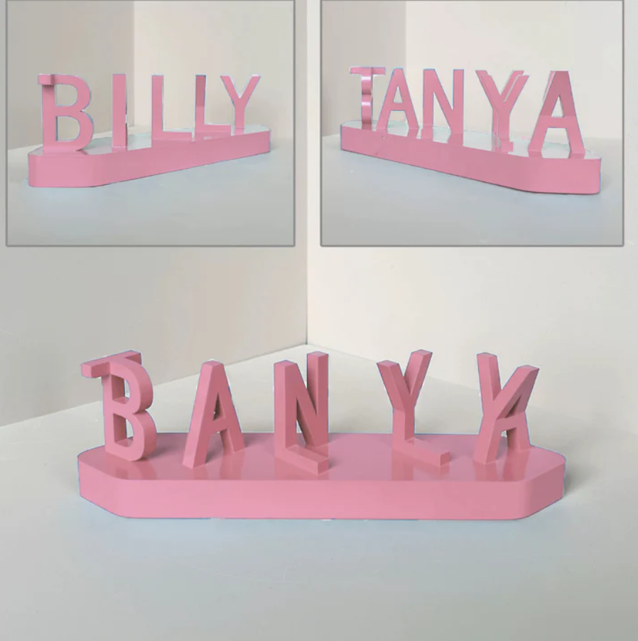 Iluzja 3D podwójnej miłości wydrukowana jako słodki prezent