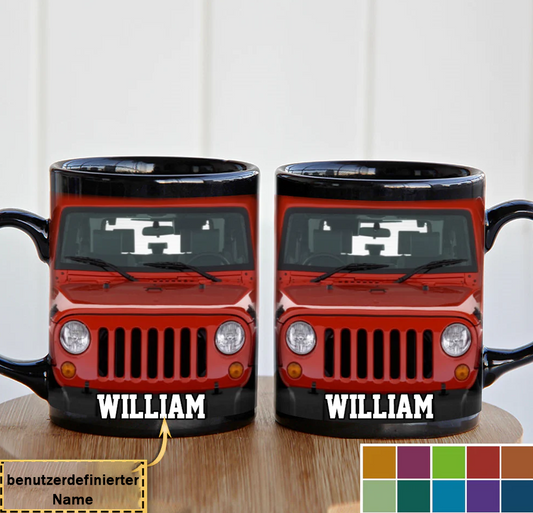 Personalisierte Offroad-Auto-Keramik-Tasse